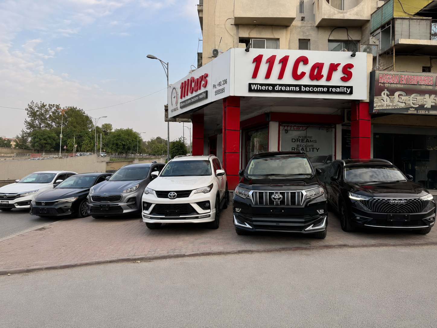 111 Cars vehicle lineup